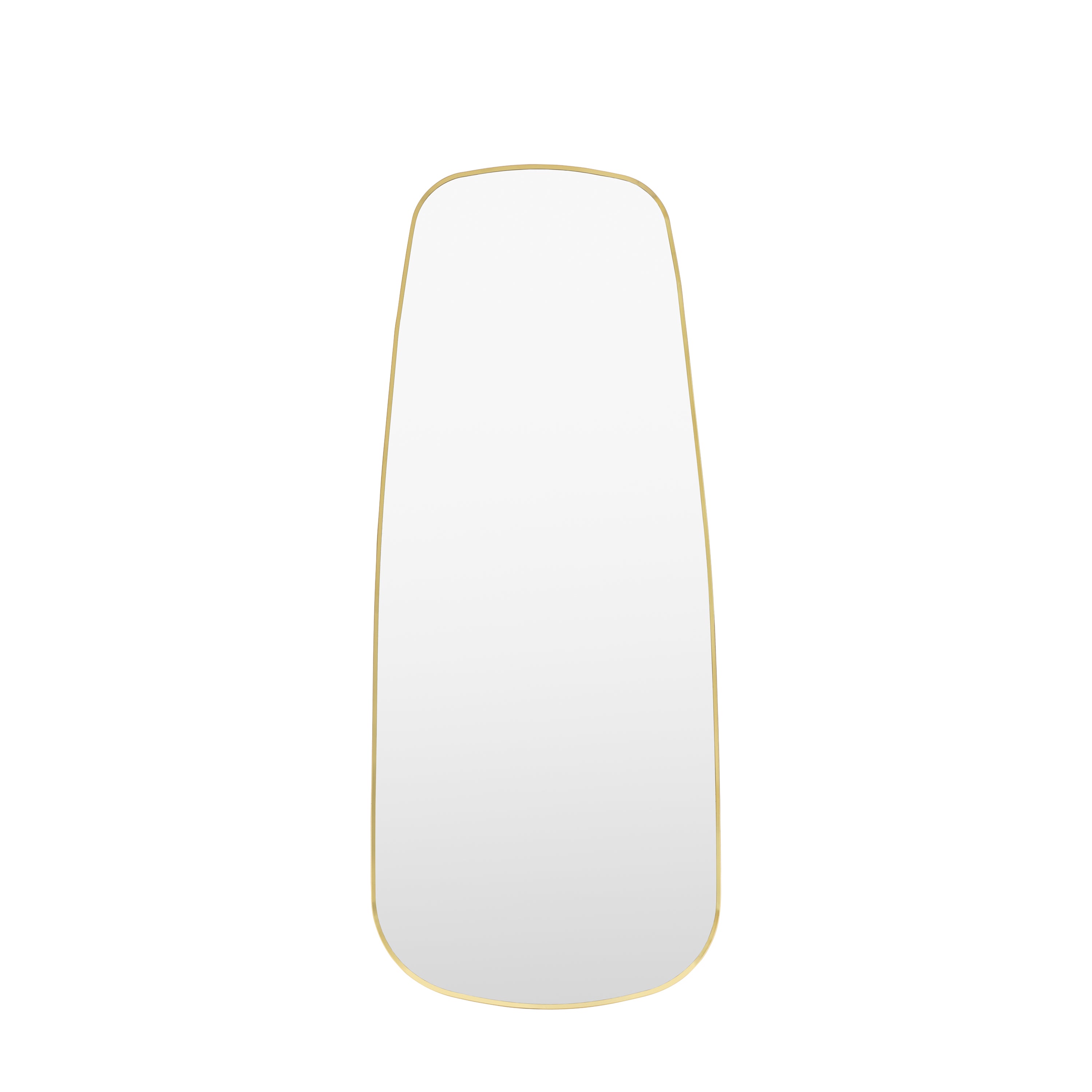 Claude Gold Pebble Full Length Leaner Mirror